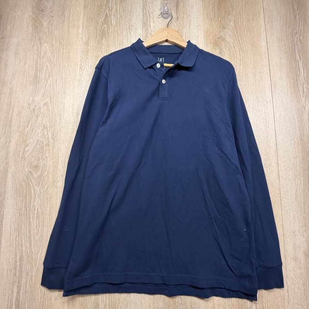 Unbranded Men's Navy and Blue Polo-shirts